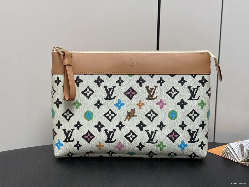 Frstbag ru SOUPLE-32*21*8CM VUITTON LOUIS POCHETTE VOYAGE 0805